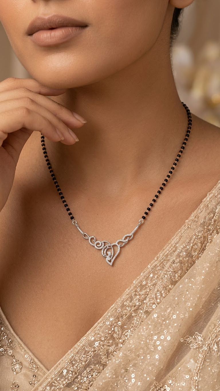 925 Silver Mangalsutra — Edit Details (Design 10)