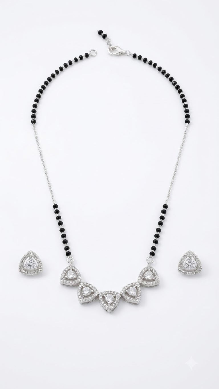 925 Silver Mangalsutra — Edit Details (Design 02)