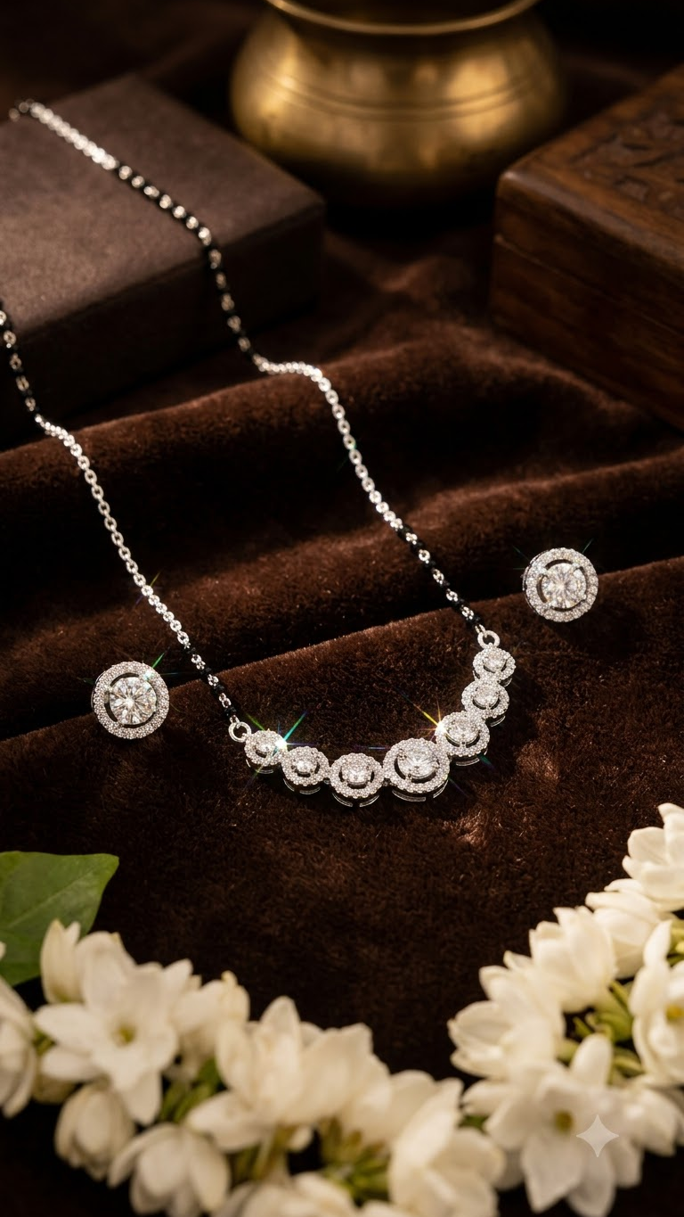 925 Silver Mangalsutra — Edit Details (Design 04)